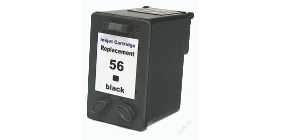 HP C6656 ae černá,kompatibilní kazeta 23ml, C 6656ae,