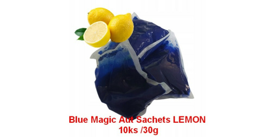 WC sáčky Blue Magic Aut Sachets LEMON 10ks tablety do chemického WC