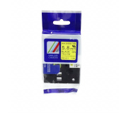 Páska Brother HSe-611, 5,8mm x 1,5m, černý tisk / žlutý podklad kompatibilní