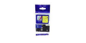 Páska Brother HSe-611, 5,8mm x 1,5m, černý tisk / žlutý podklad kompatibilní