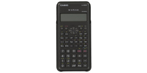 Casio kalkulačka FX 82 MS 2E, černá, školní, s dvouřádkovým displejem