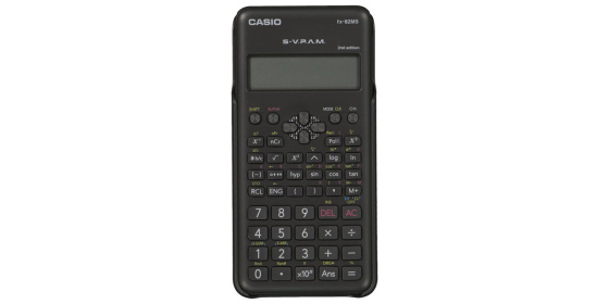 Casio kalkulačka FX 82 MS 2E, černá, školní, s dvouřádkovým displejem
