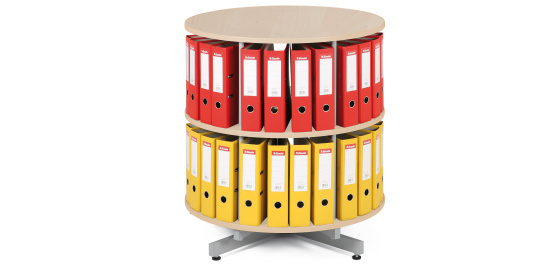 Archivační otočná skříň, přídavné patro pro archivační skříň - bříza