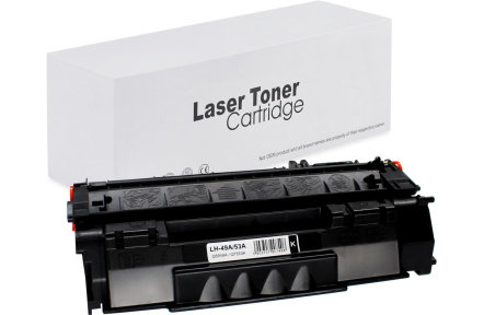 HP Q7553A černá 3000s, kompatibilní toner  Q 7553A