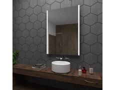 Koupelnové zrcadlo s LED podsvětlením 80x90 cm BRASIL O