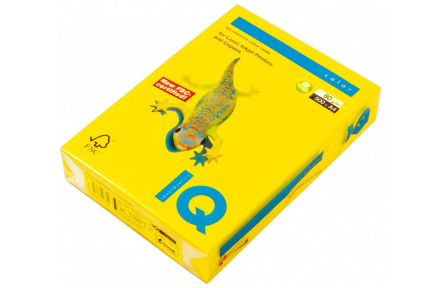 Barevný papír IQ COLOR IG50 A4 80g intenzivní žlutá 500listů