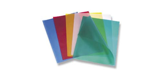 Obal na doklady A4 "L" PVC zelený 1ks 180my