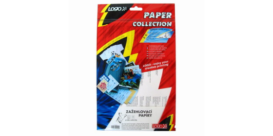 Zažehlovací papír pro bílá trička, L, baleno po 5ks, pro ink. tiskárny