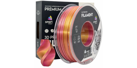 Smart Print Filament SILK PLA DUAL COLOR růžová zlatá  1.75mm 1kg