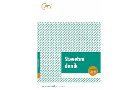 Stavební deník NCR číslovaný OP268