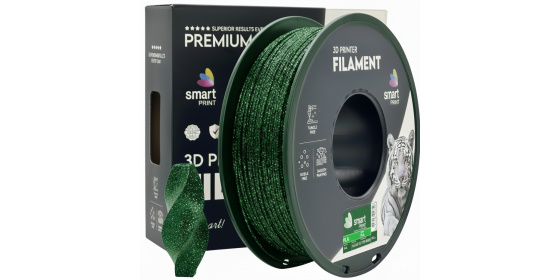 Smart Print Filament PLA Galaxy zelený 1.75mm 1kg