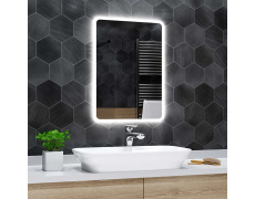 Koupelnové zrcadlo s LED podsvícením 55x85 cm OSAKA