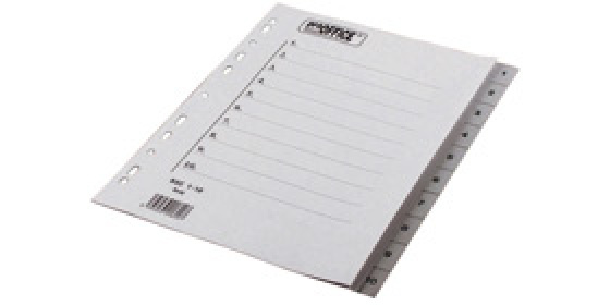 Rozlišovač PLAST 1-10 A4