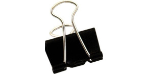 Klip binder 25mm černý 12ks