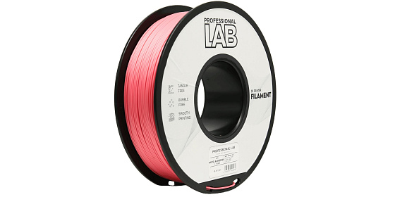 Professional Lab Filament PLA pastelová malinová  1.75mm 1kg