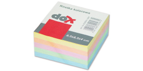 Kostka papírová volné listy 8,5x8,4cm ,náhradní listy 8,5 x 8,5 x 4 cm barevné