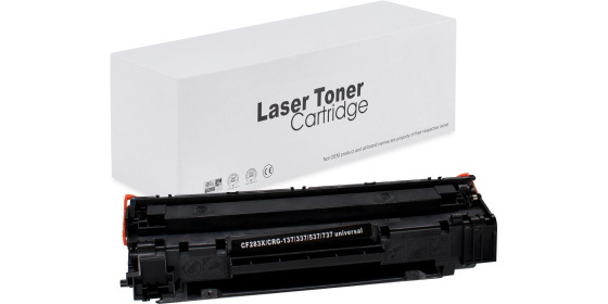 HP CF283X, černý (83X) , kompatibilní toner CF-283X