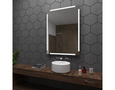Koupelnové zrcadlo s LED podsvětlením 40x100 cm RYGA