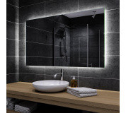 Koupelnové zrcadlo s LED podsvětlením 130x90 cm DUBAI