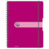 Kroužkový blok EASY ORGA A4 80 listů růžový 