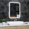 Koupelnové zrcadlo s LED podsvícením 80x110 cm OSAKA