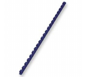 Plastový hřbet vázací pr.6mm 100ks modrá pro plastovou vazbu , kroužková vazba