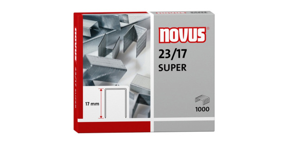 Drátky do sešívaček NOVUS 23/17 1000ks