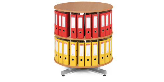 Archivační otočná skříň, přídavné patro pro archivační skříň - buk