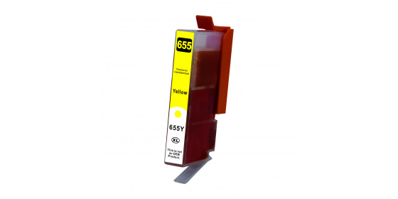 HP 655 ,CZ112 , žlutá 15ml ,kompatibilní inkoustová kazeta 100%NEW , HP CZ112AE, č.655 - Yellow