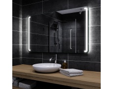Koupelnové zrcadlo s LED podsvětlením 120x60 cm OSLO