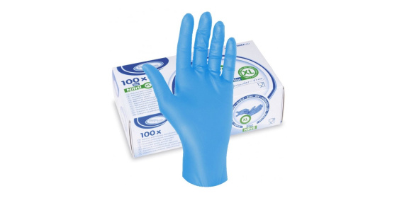 Rukavice NITRIL velikost XL modré