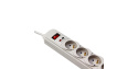 Prodlužovací kabel s přepěťovou ochranou, 3 m, 6 zásuvek, LED indikace,Powerton