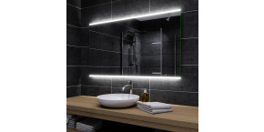 Koupelnové zrcadlo 177,5x115cm s LED podsvětlením BRASIL