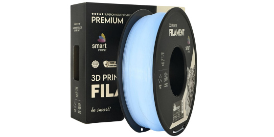 Smart Print Filament PLA modrá svítící 1.75mm 1kg