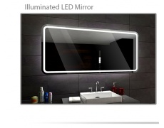Koupelnové zrcadlo s LED podsvětlením 90x80 cm MADRID