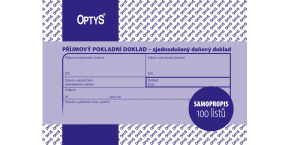 Příjmový pokladní doklad zjednodušený OP1304 A6