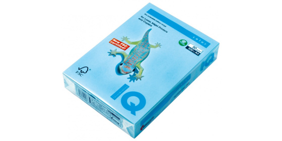 Barevný papír IQ COLOR MB30 A4 160g středně modrá 250listů