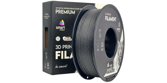 Smart Print Filament PLA CARBON FIBER šedá 1.75mm 1kg