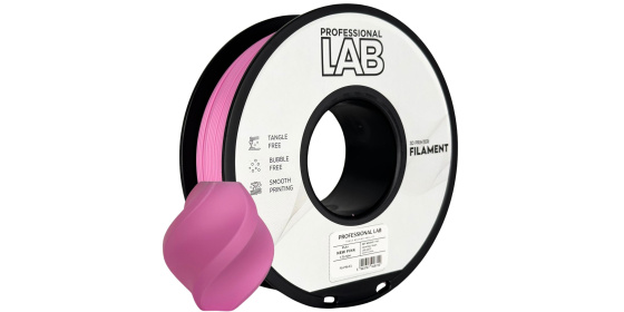 Professional Lab Filament PLA+ New PINK 1.75mm 1kg