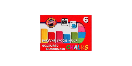 Křídy hranaté 160/6ks prašné
