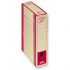 Archivační box HIT Board natur A4 330x260x75mm červená, archivační krabice