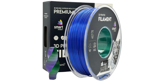 Smart Print Filament SILK PLA TRI COLOR blue green purple 1.75mm 1kg