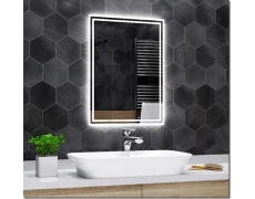 Koupelnové zrcadlo s LED podsvětlením 60x80cm WIEDEN