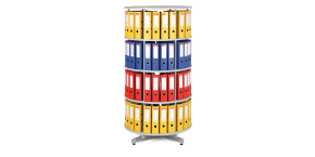 Archivační otočná skříň - 4 patra šedá, skříň archivační otočná