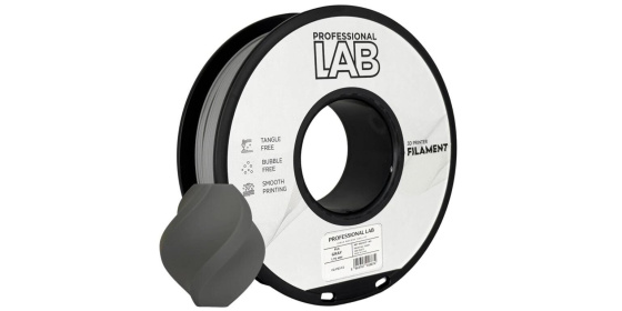 Profesional Lab Filament PLA šedá 1.75mm 1kg