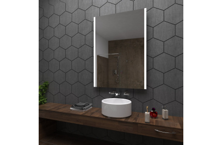Koupelnové zrcadlo s LED podsvětlením 50x140 cm BRASIL