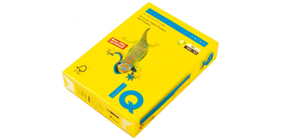Barevný papír IQ COLORS IG50 A4 160g intenzivní žlutá 250listů