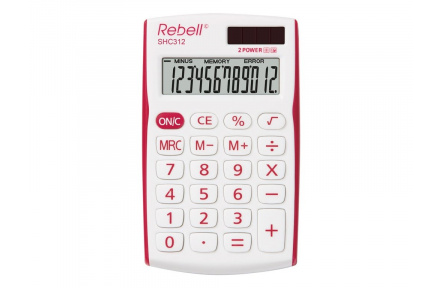 Kalkulačka REBELL SHC 322 červený