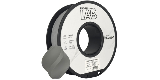 Professional Lab Filament PLA+ šedá 1.75mm 1kg