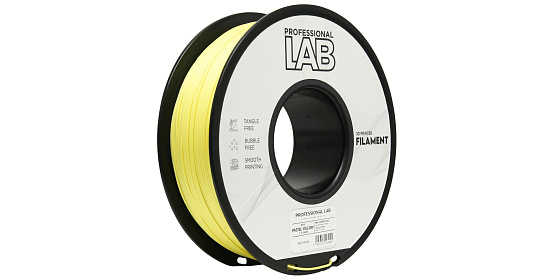 Professional Lab Filament PLA pastelová žlutá  1.75mm 1kg